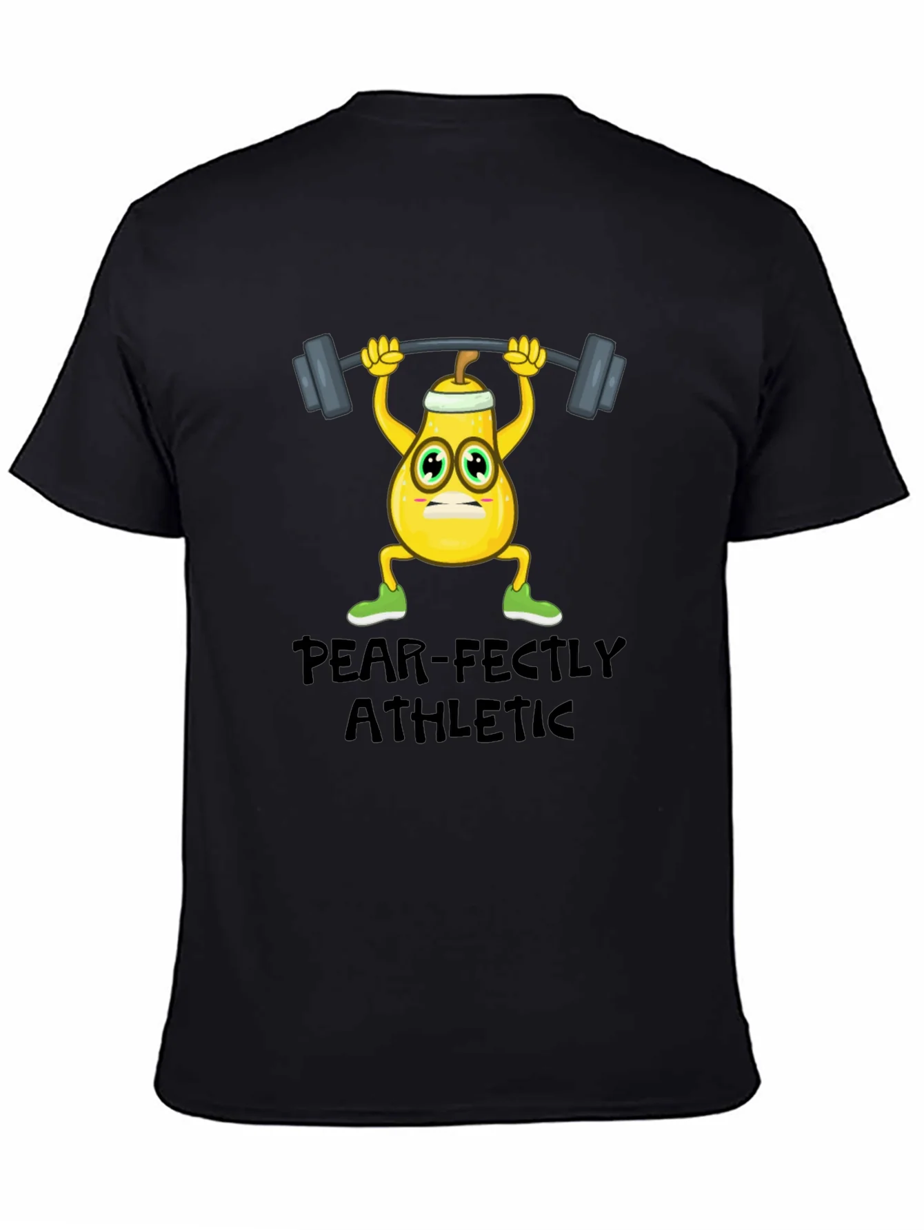 Pear-fectly Athletic Black T-Shirt