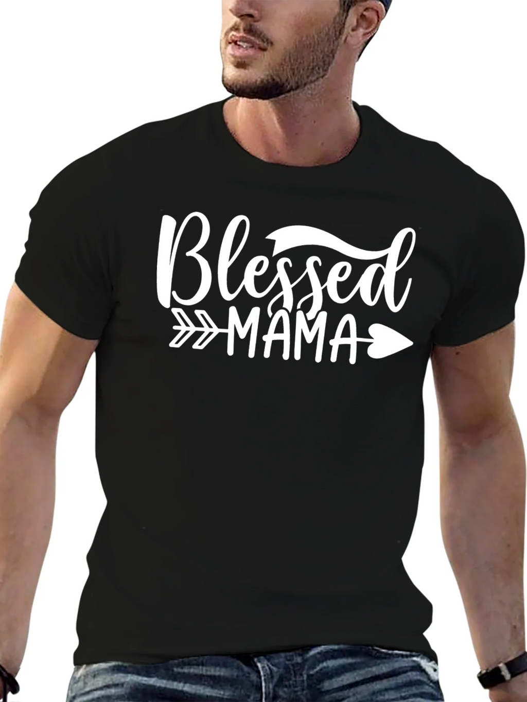 Blessed Mama T-Shirt - Stylish Mom Apparel