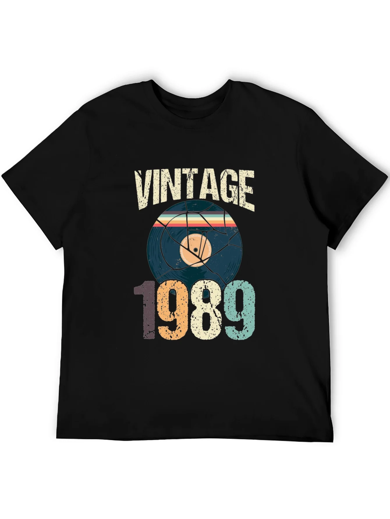 Vintage 1989 Record Graphic Tee