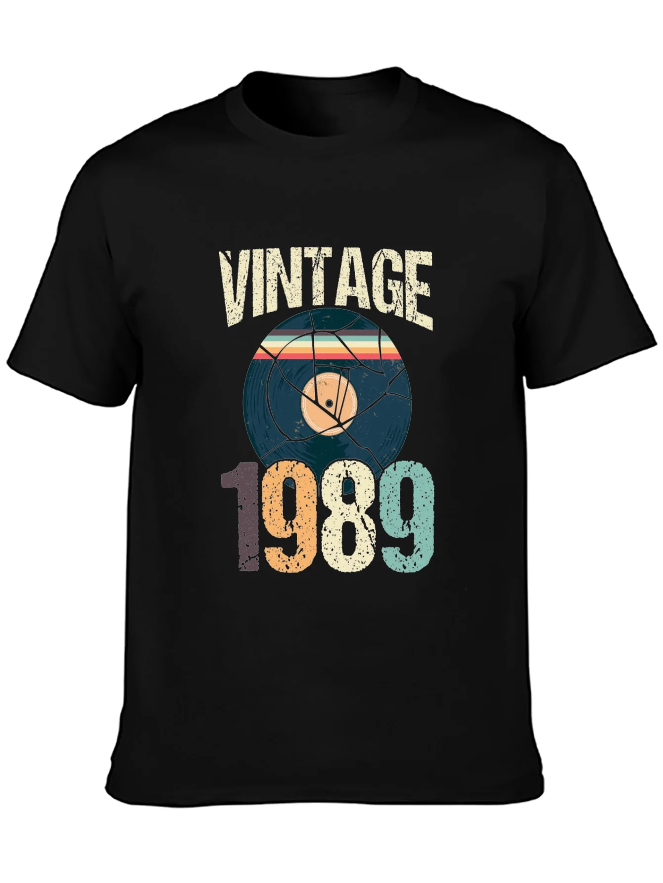 Vintage 1989 Record Graphic Tee