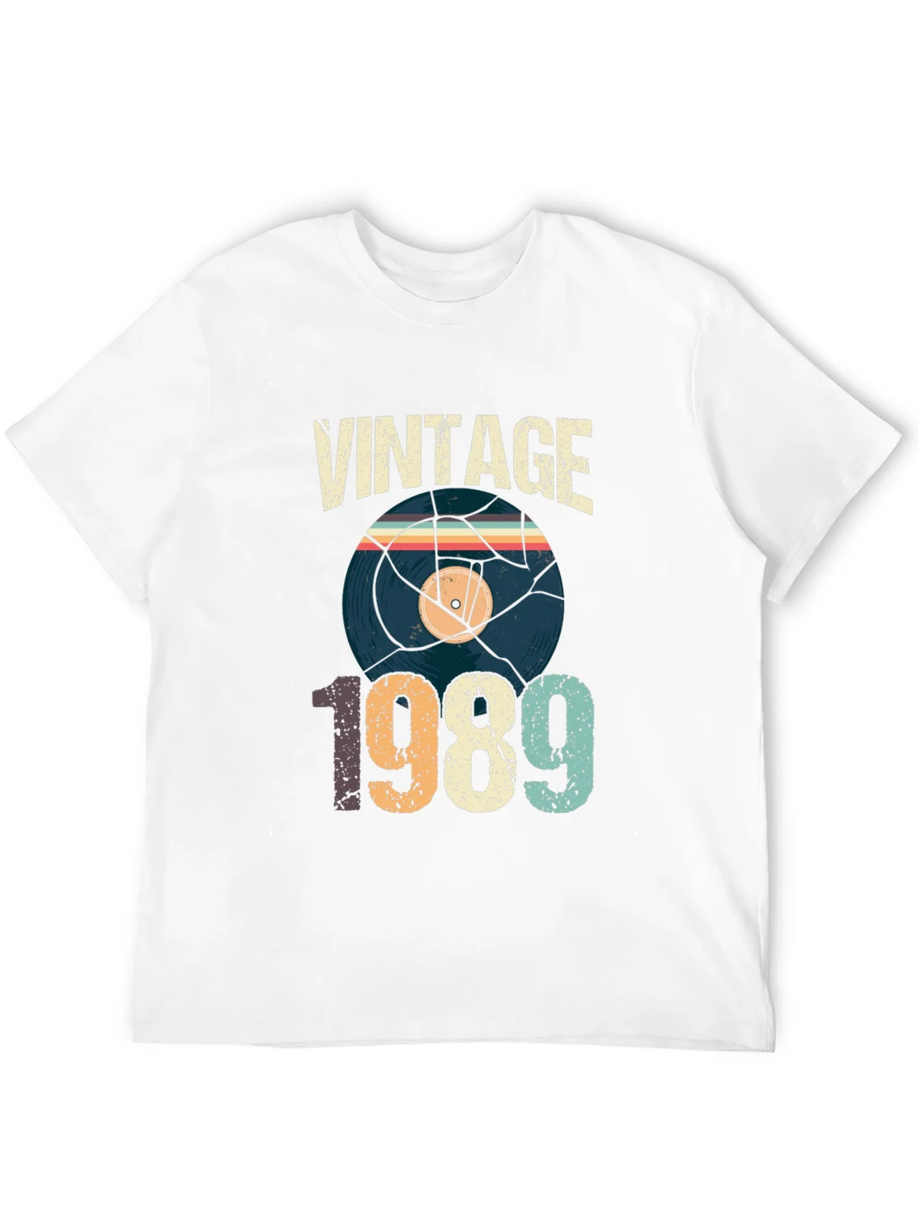 Vintage 1989 Record Graphic Tee
