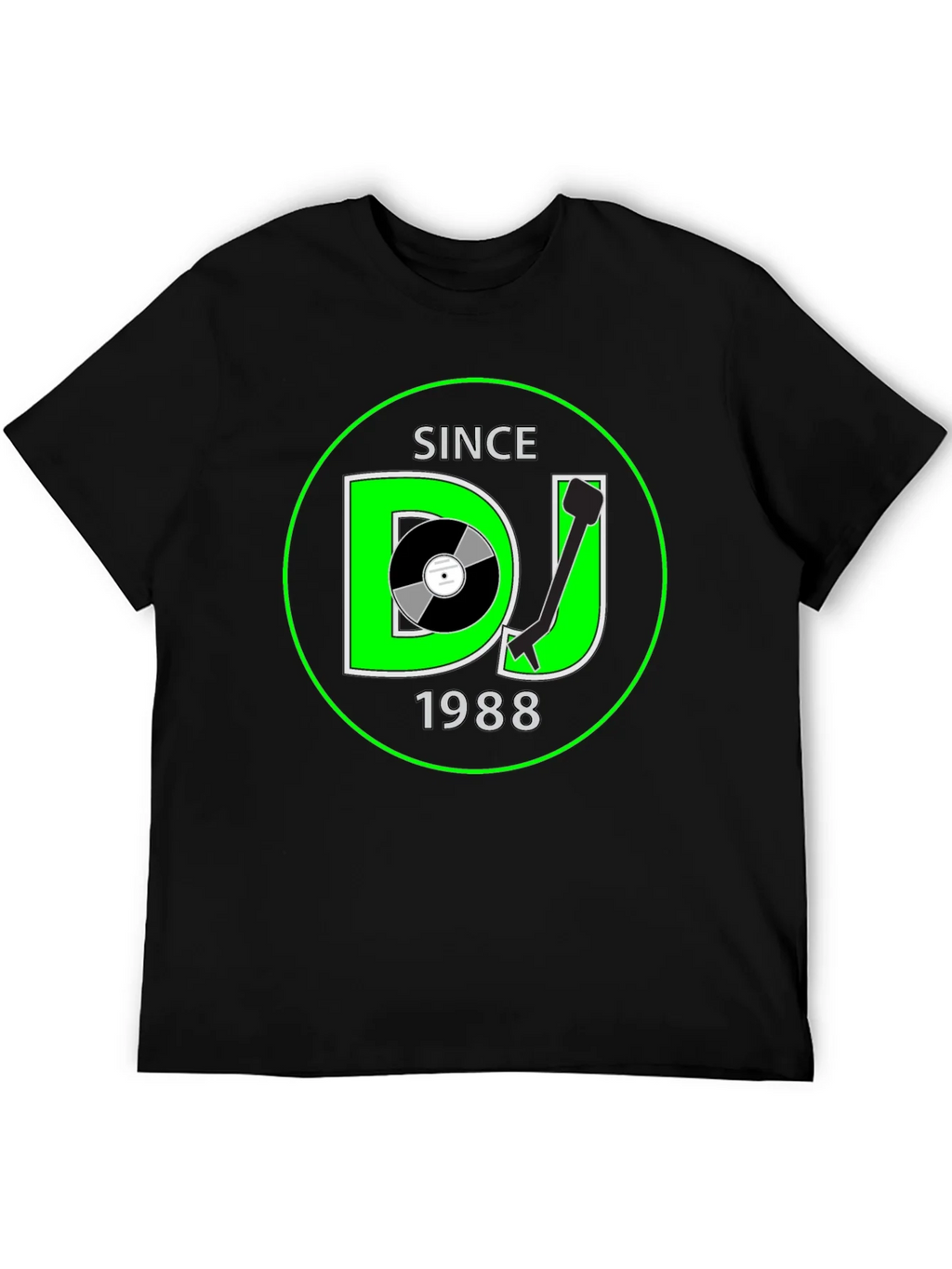 DJ Since 1988 Black Graphic Tee