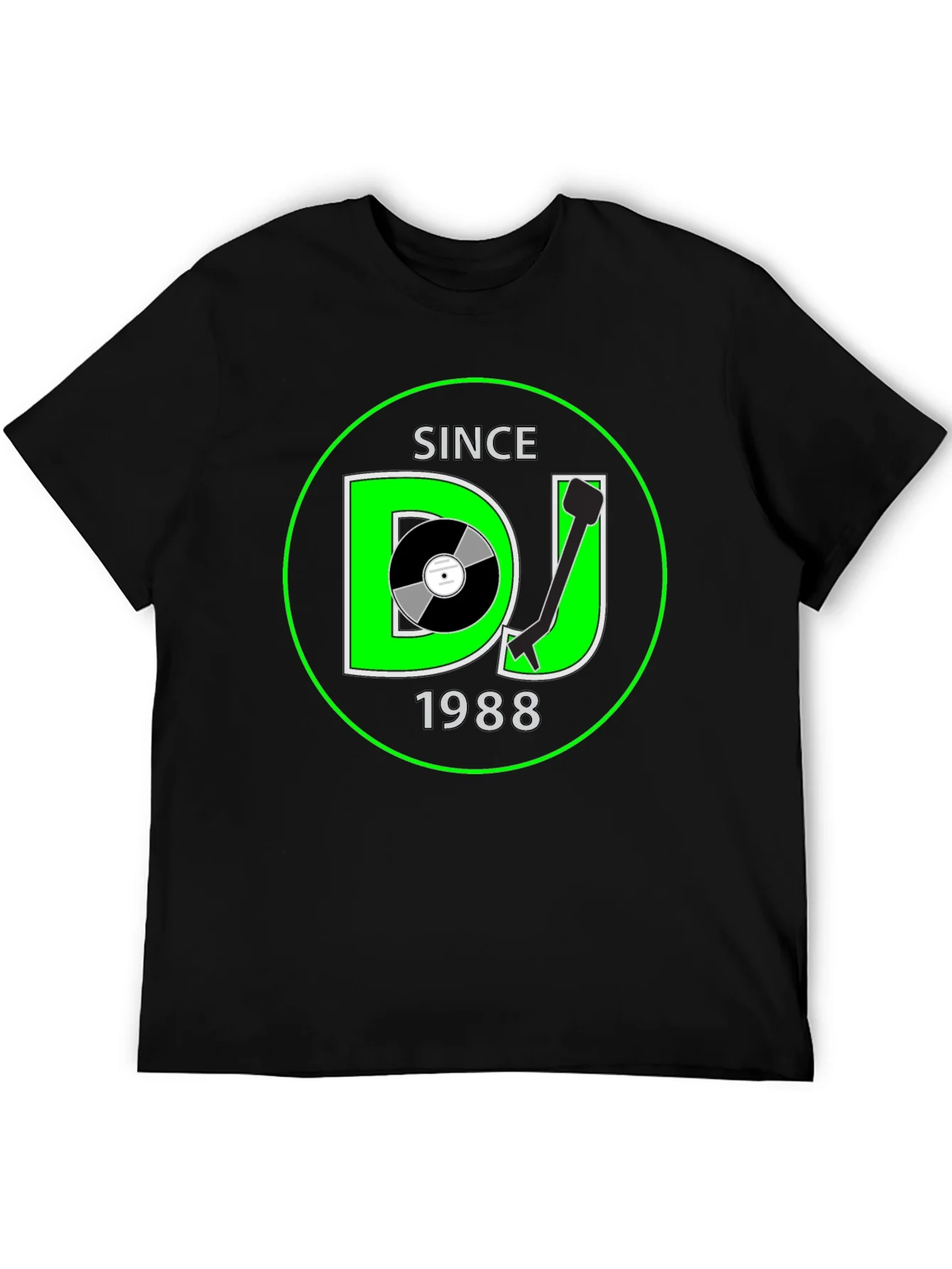 DJ Since 1988 Black Graphic Tee