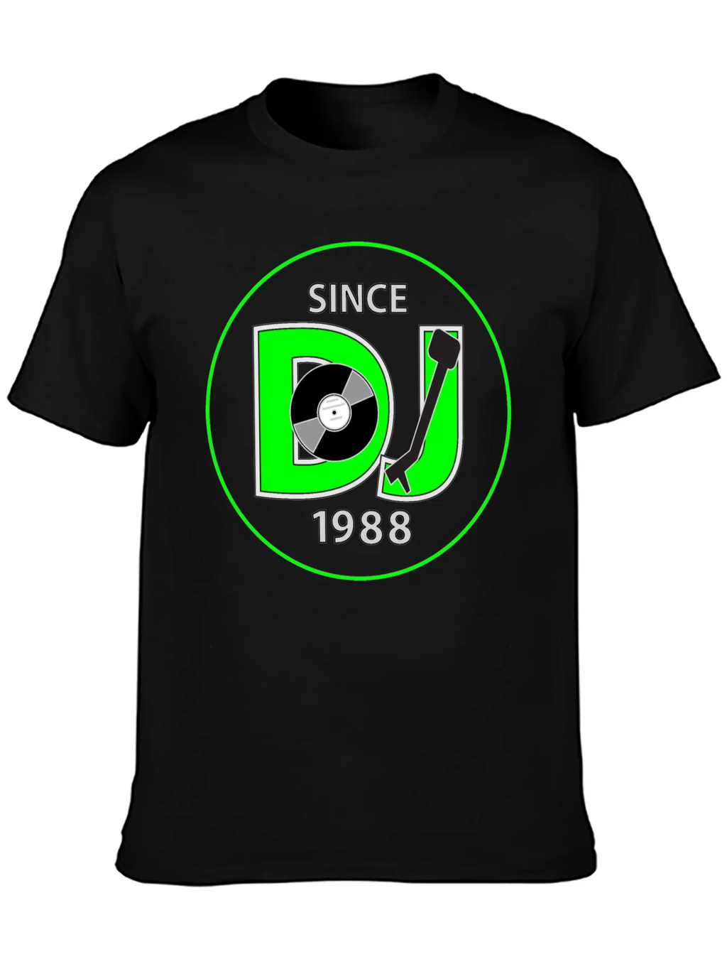 DJ Since 1988 Black Graphic Tee