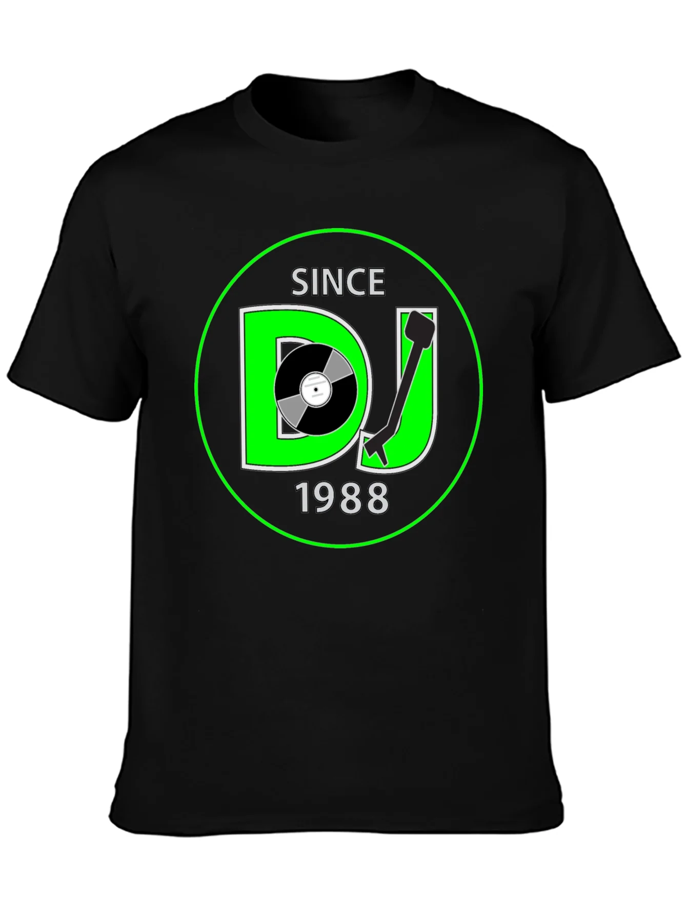 DJ Since 1988 Black Graphic Tee