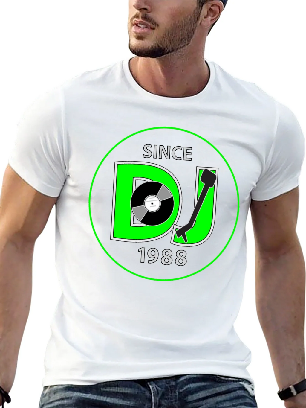 DJ Since 1988 Black Graphic Tee