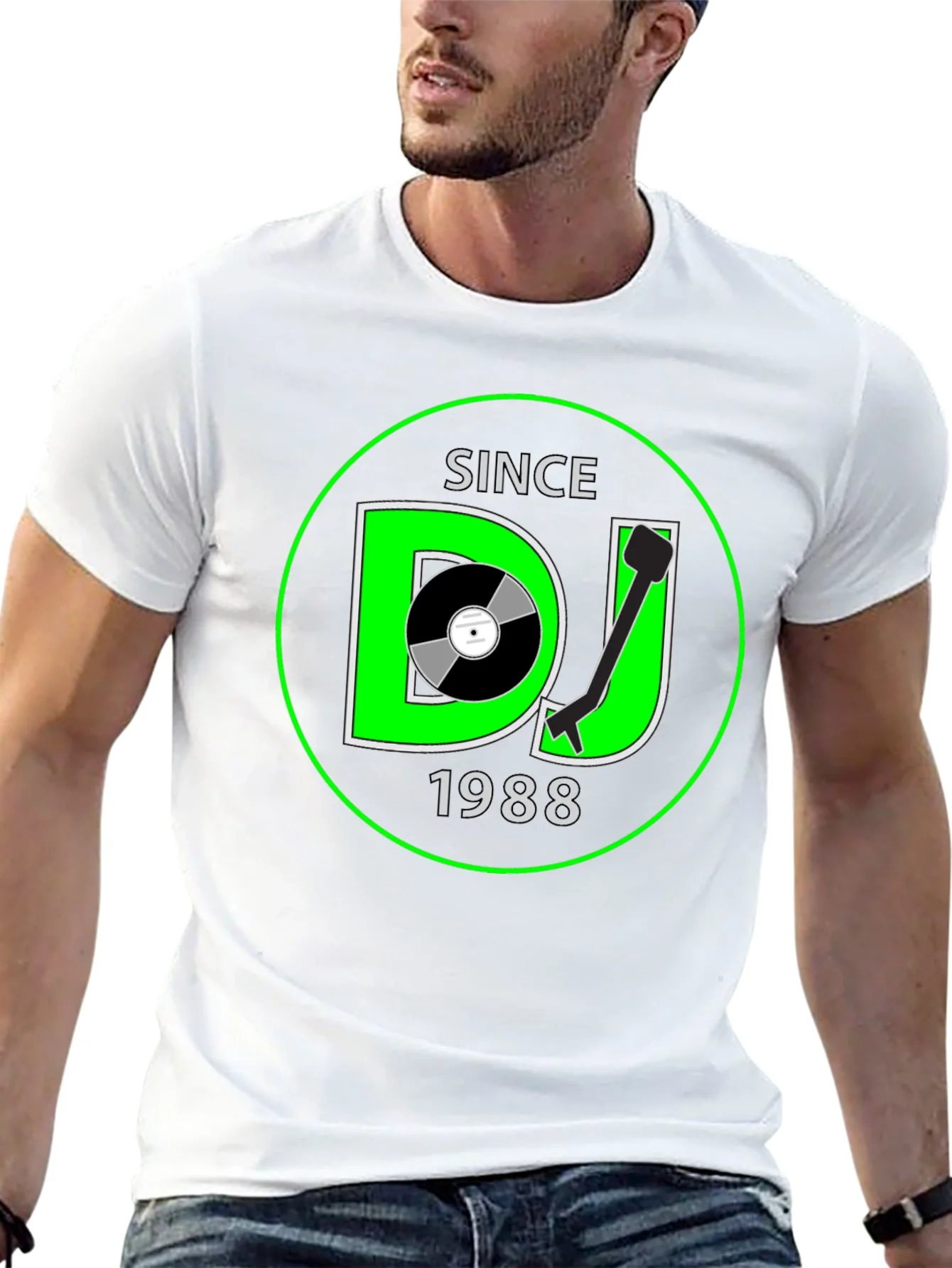 DJ Since 1988 Black Graphic Tee