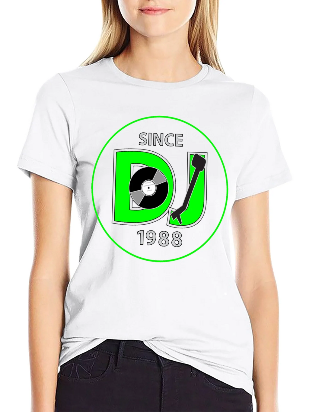 DJ Since 1988 Black Graphic Tee