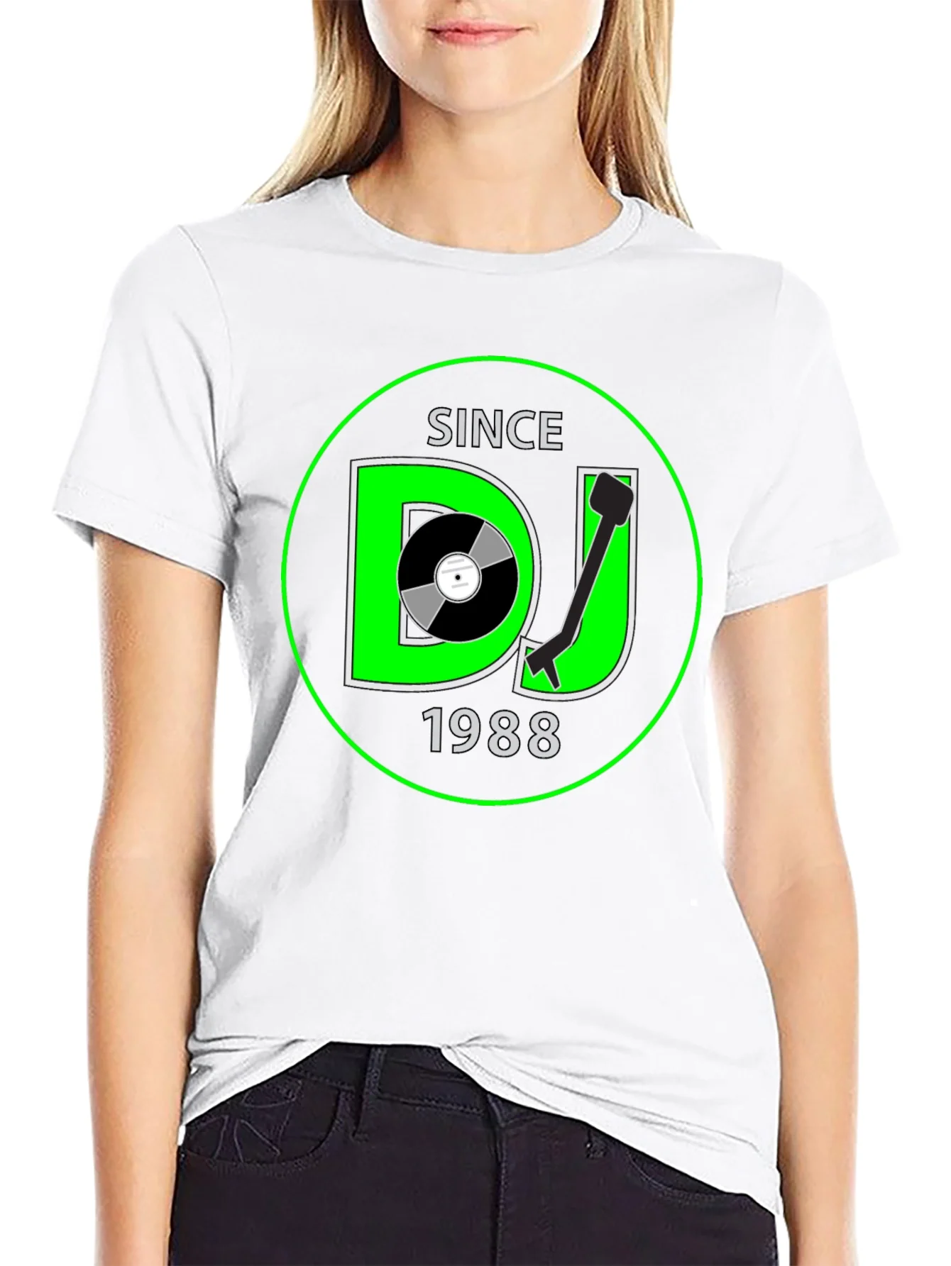 DJ Since 1988 Black Graphic Tee