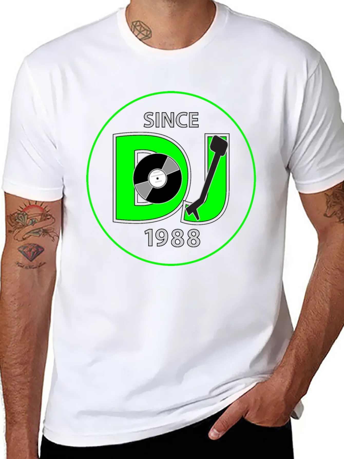 DJ Since 1988 Black Graphic Tee