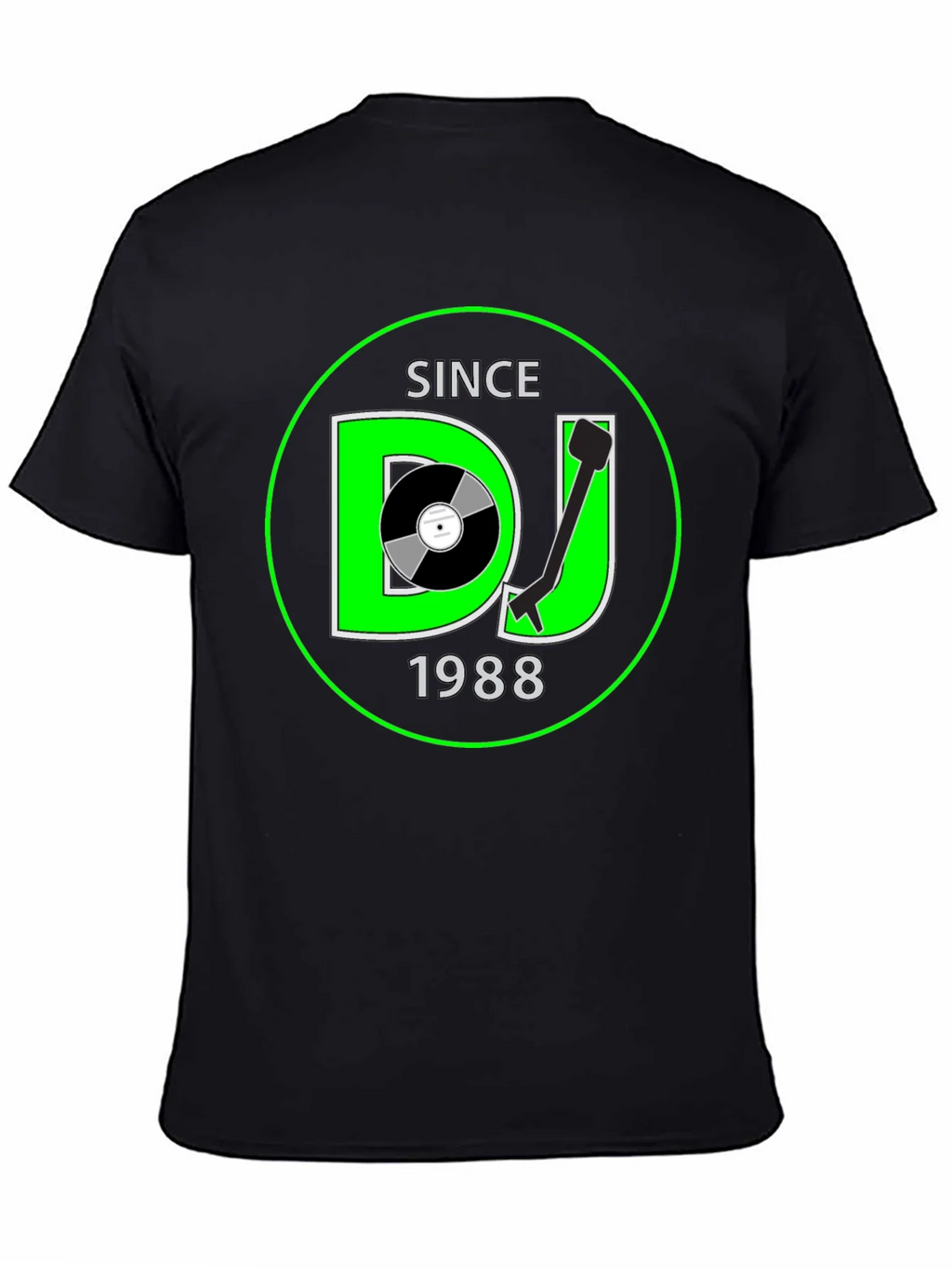 DJ Since 1988 Black Graphic Tee