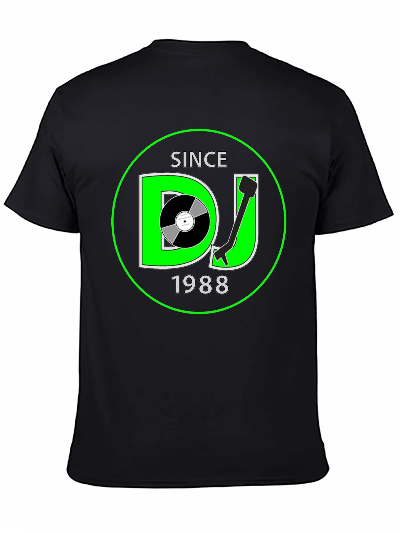 DJ Since 1988 Black Graphic Tee