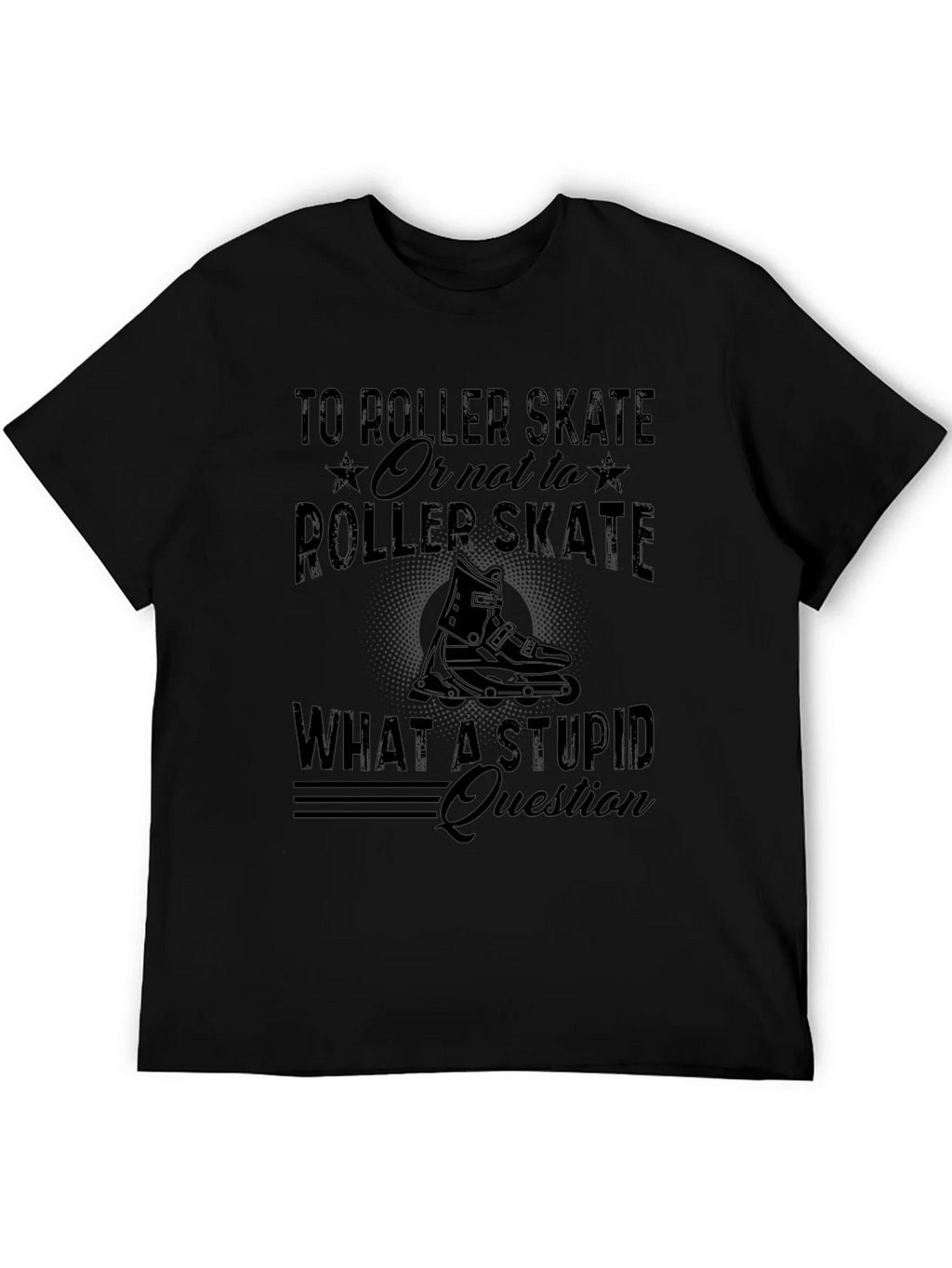 Roller Skate Graphic T-Shirt - Funny Skating Tee
