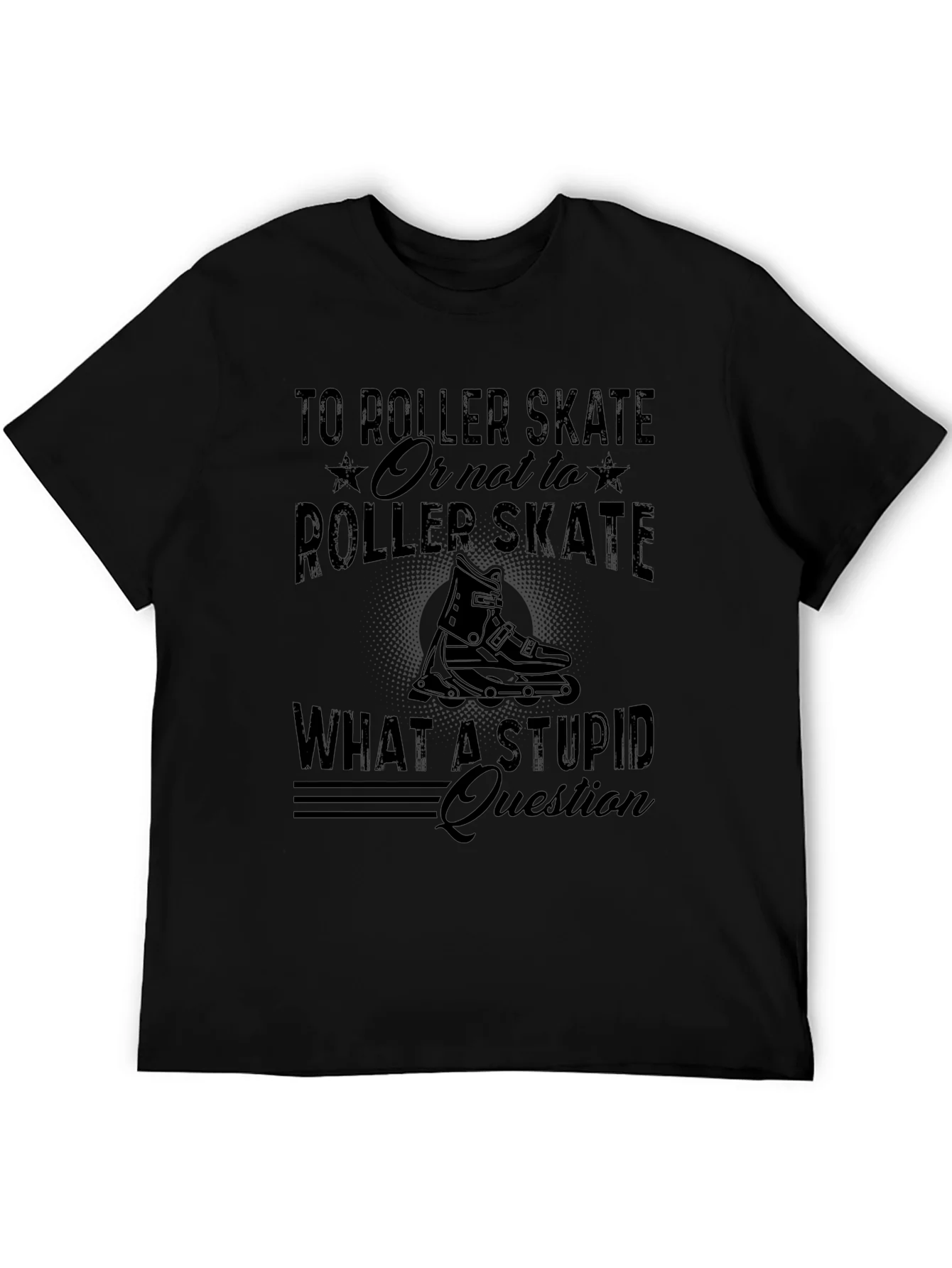 Roller Skate Graphic T-Shirt - Funny Skating Tee