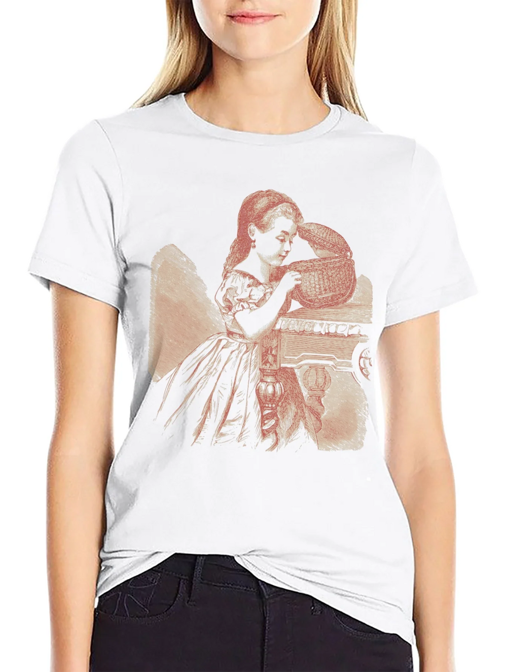 Graphic Print Tee - Alice Inspired