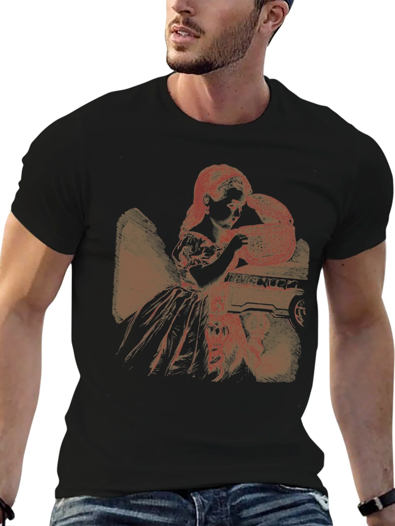 Graphic Print Tee - Alice Inspired