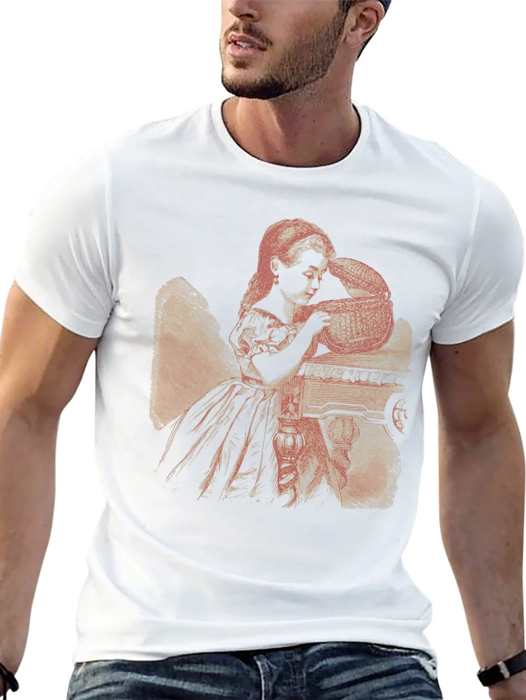 Graphic Print Tee - Alice Inspired