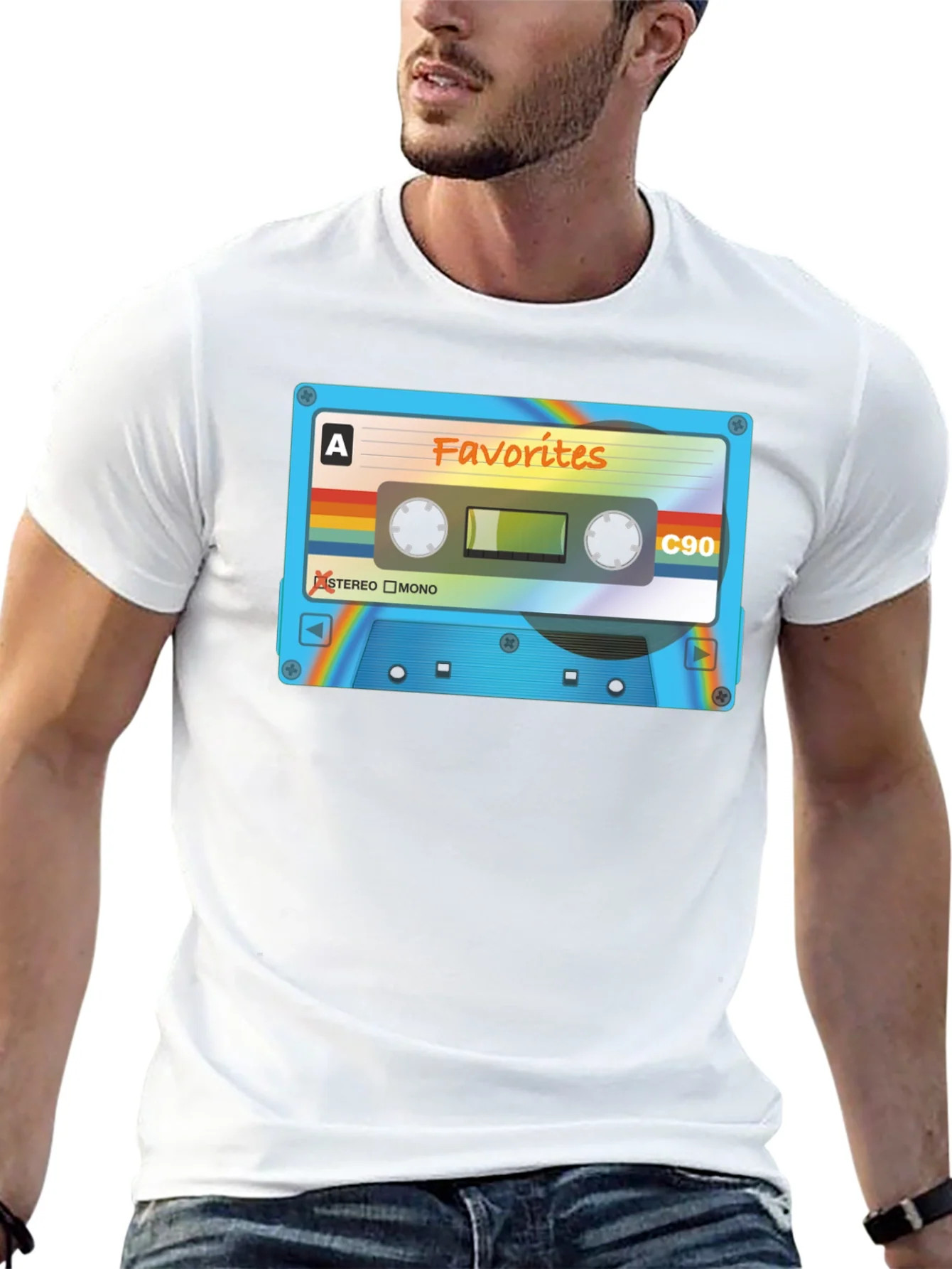 Retro Cassette Tape Graphic Tee