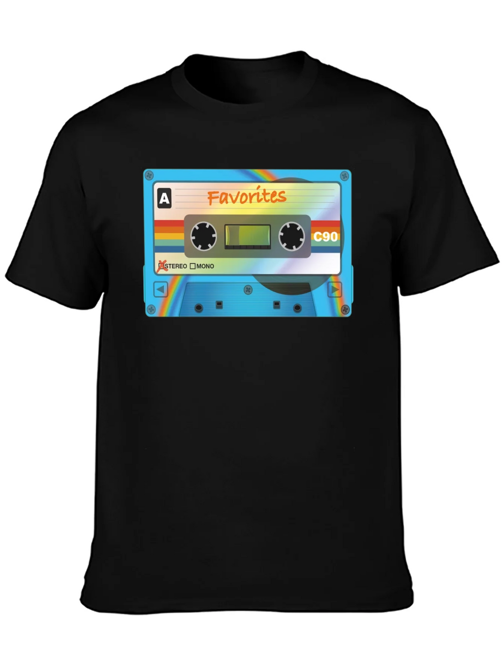 Retro Cassette Tape Graphic Tee