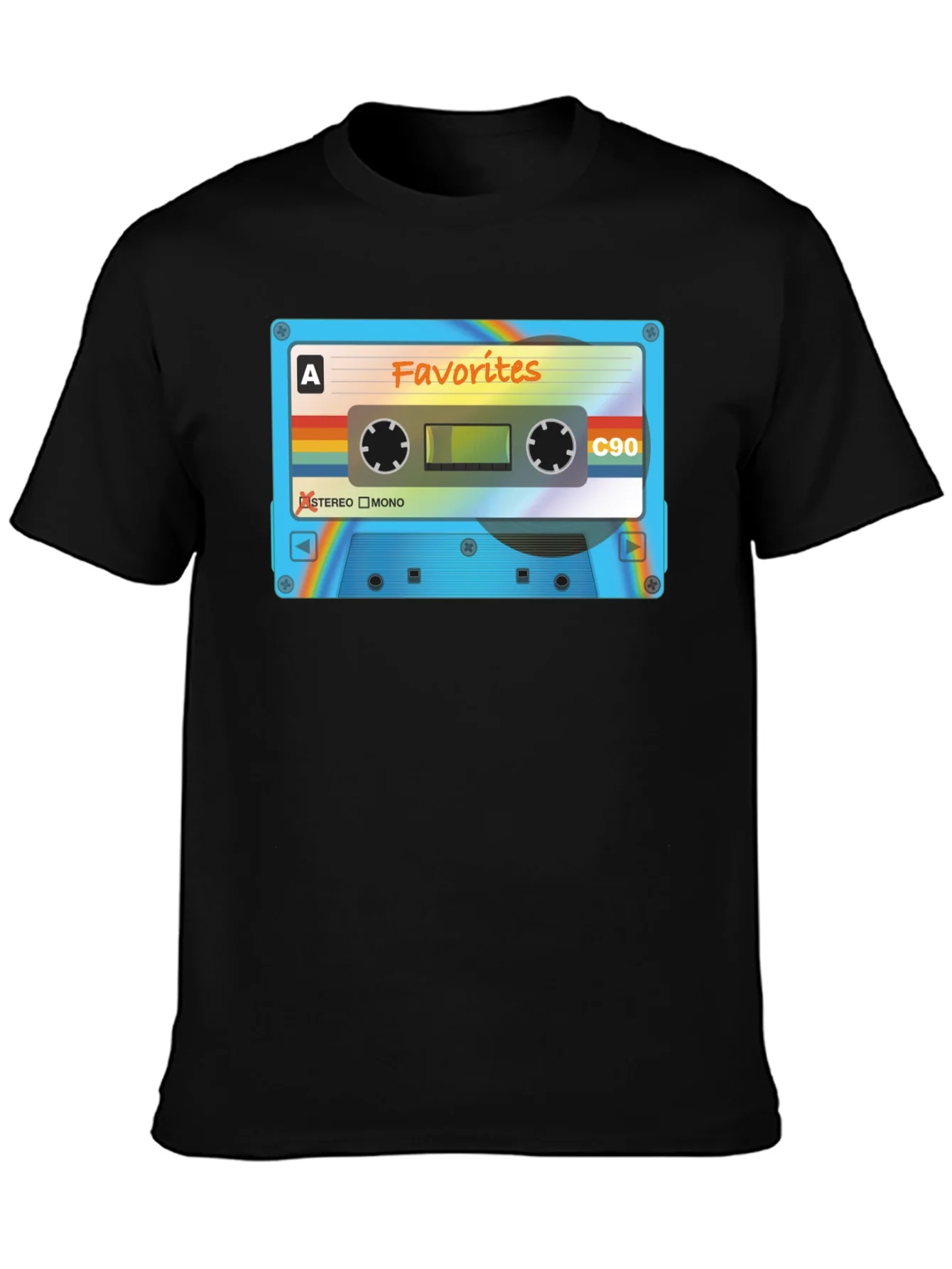 Retro Cassette Tape Graphic Tee