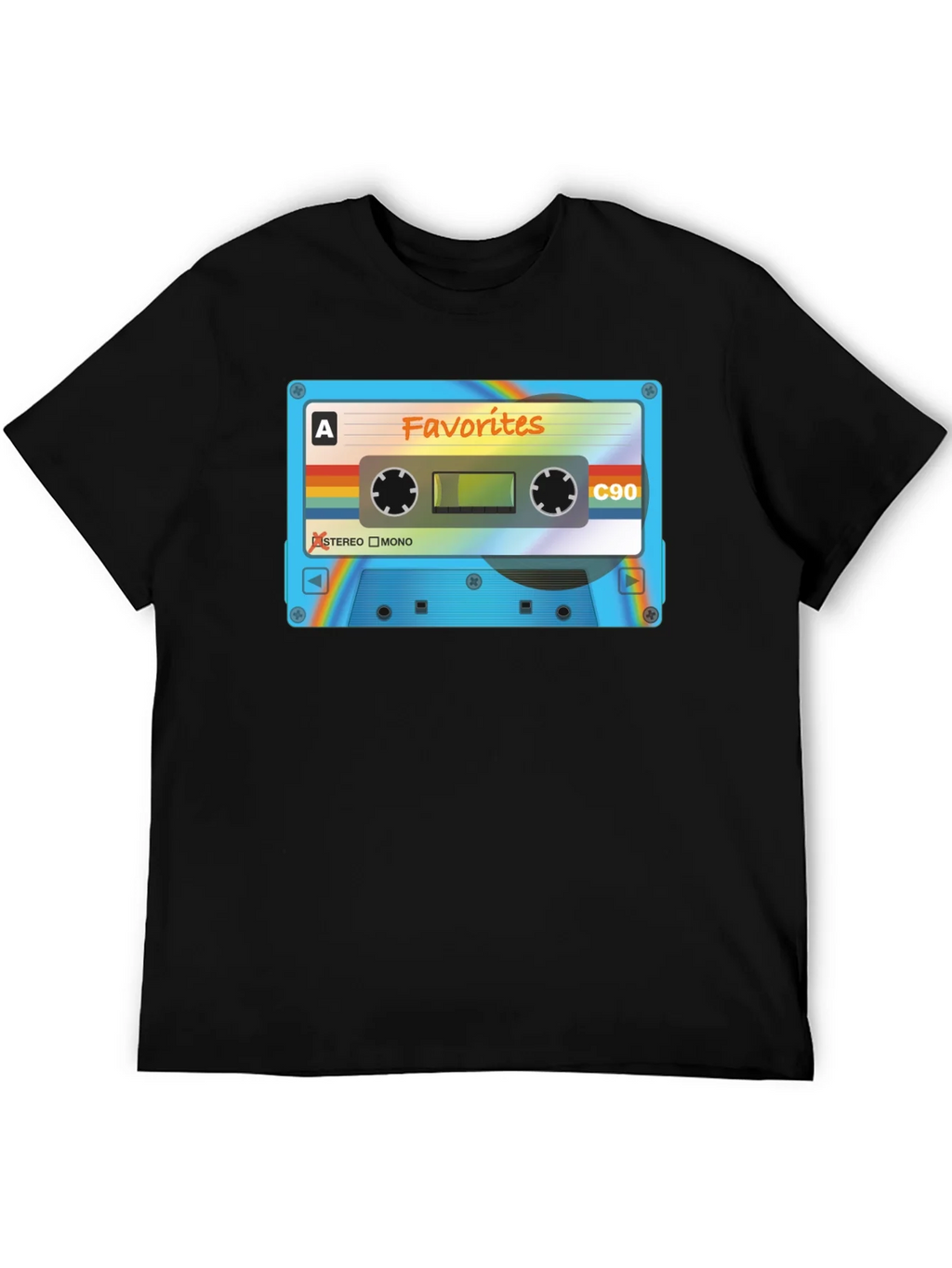 Retro Cassette Tape Graphic Tee