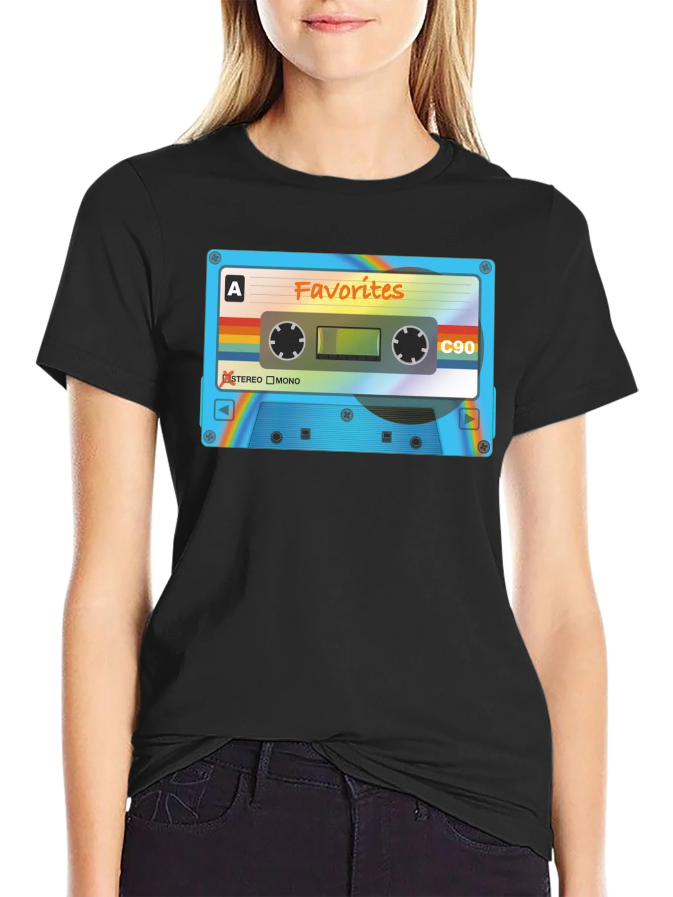 Retro Cassette Tape Graphic Tee