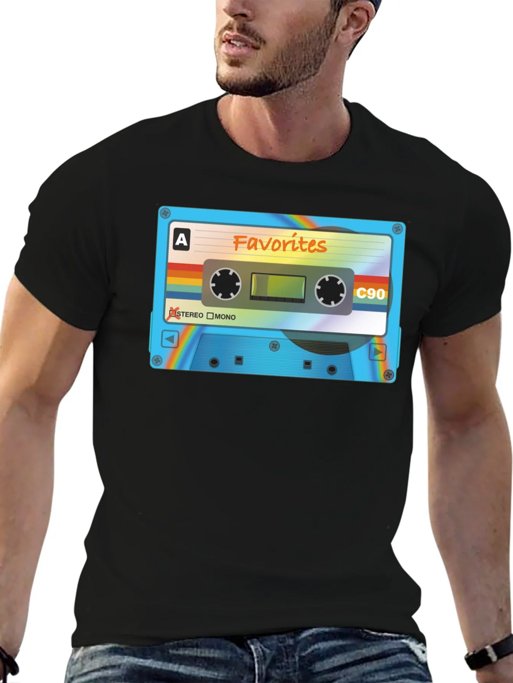 Retro Cassette Tape Graphic Tee