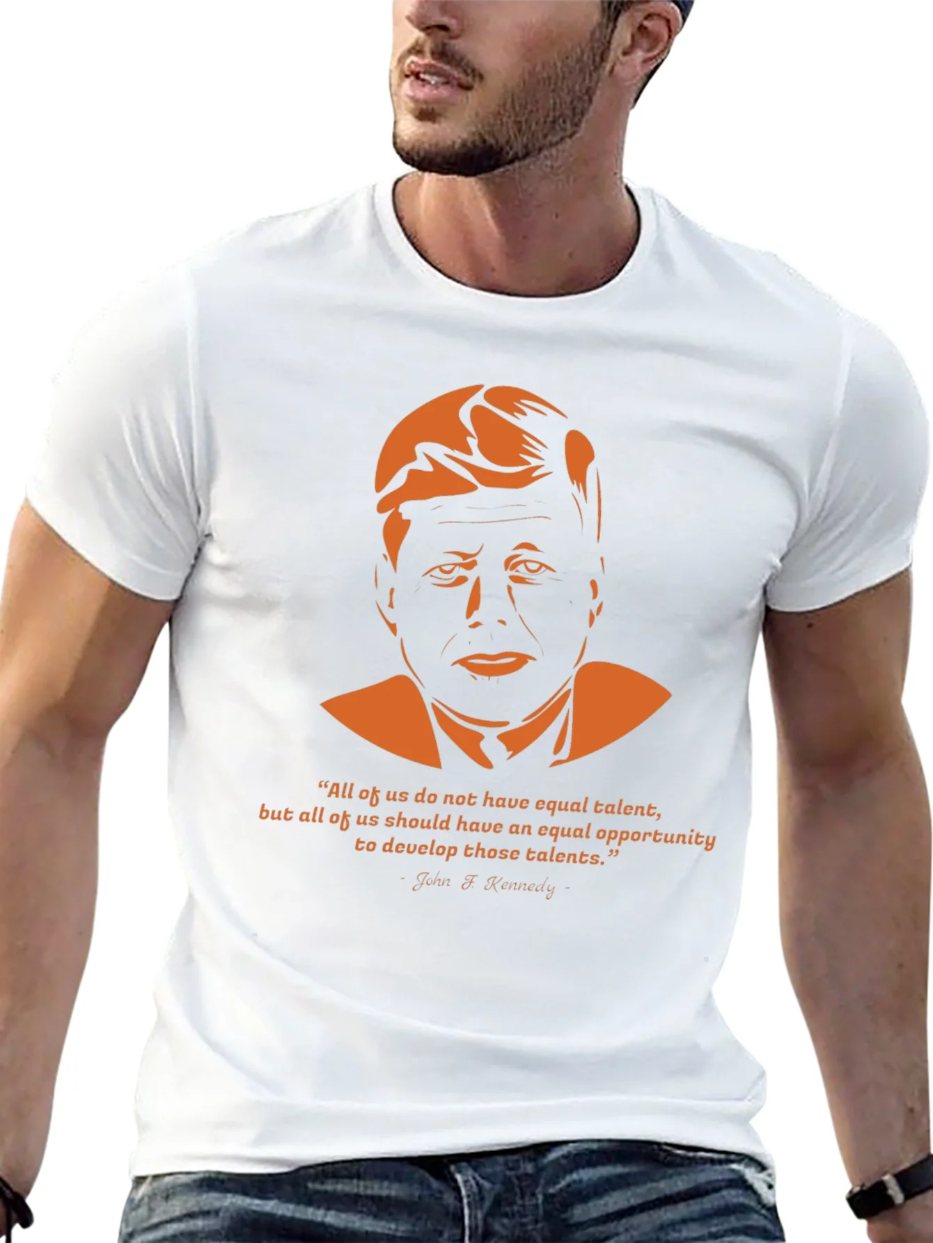 JFK Quote Graphic Tee - Equal Opportunity