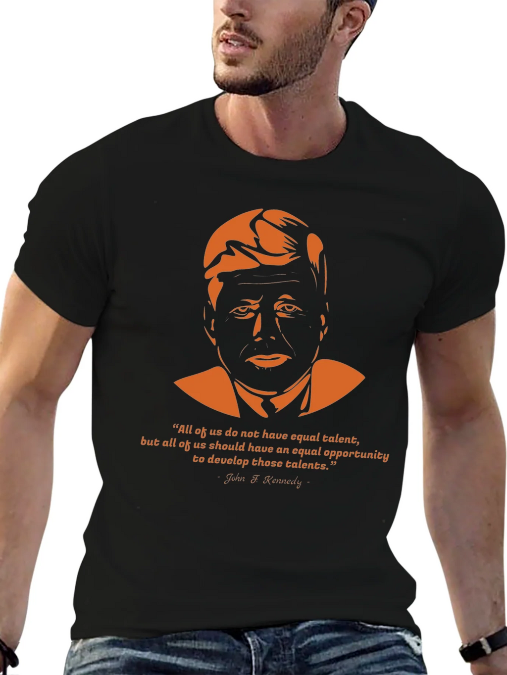 JFK Quote Graphic Tee - Equal Opportunity