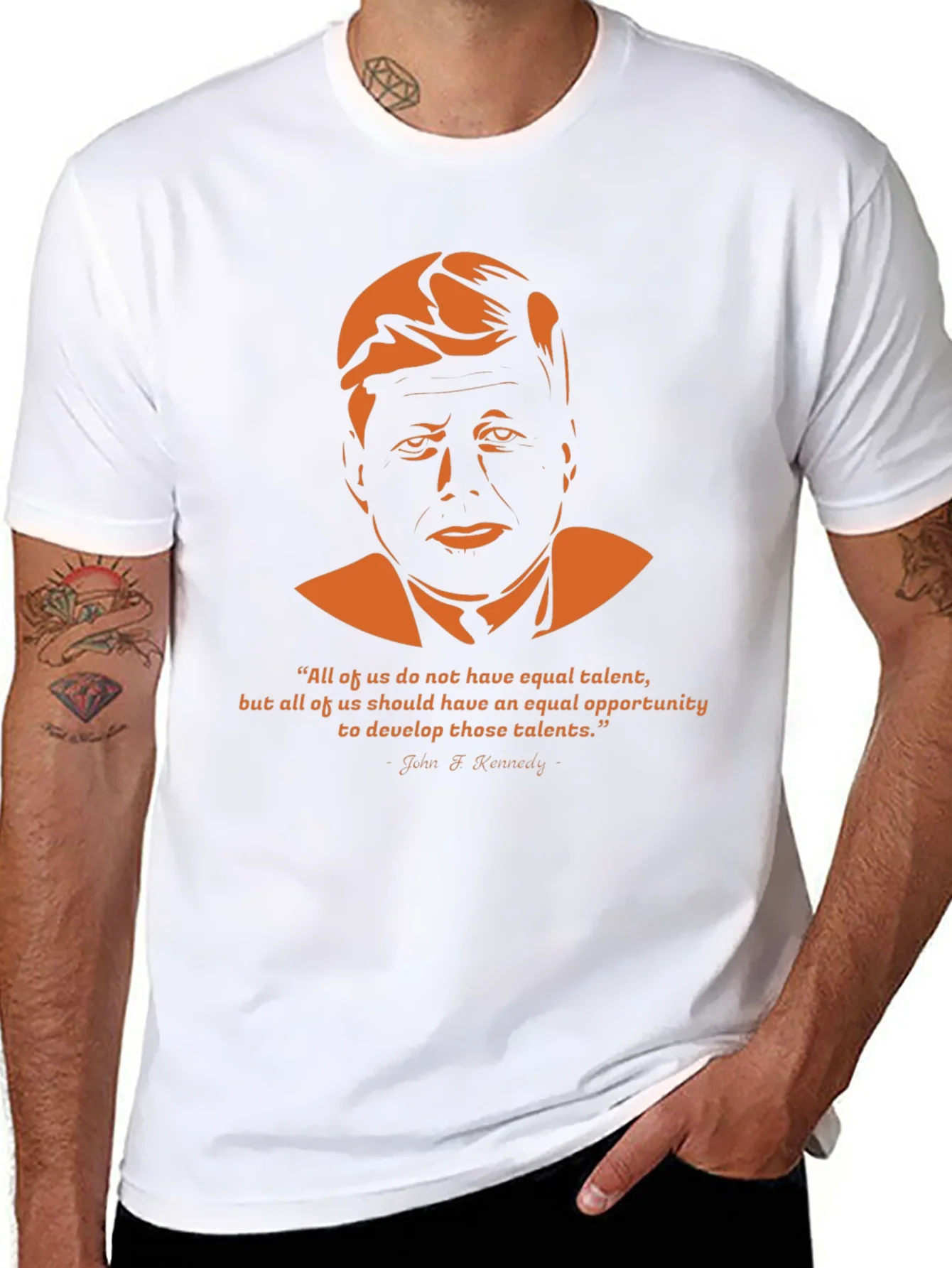 JFK Quote Graphic Tee - Equal Opportunity