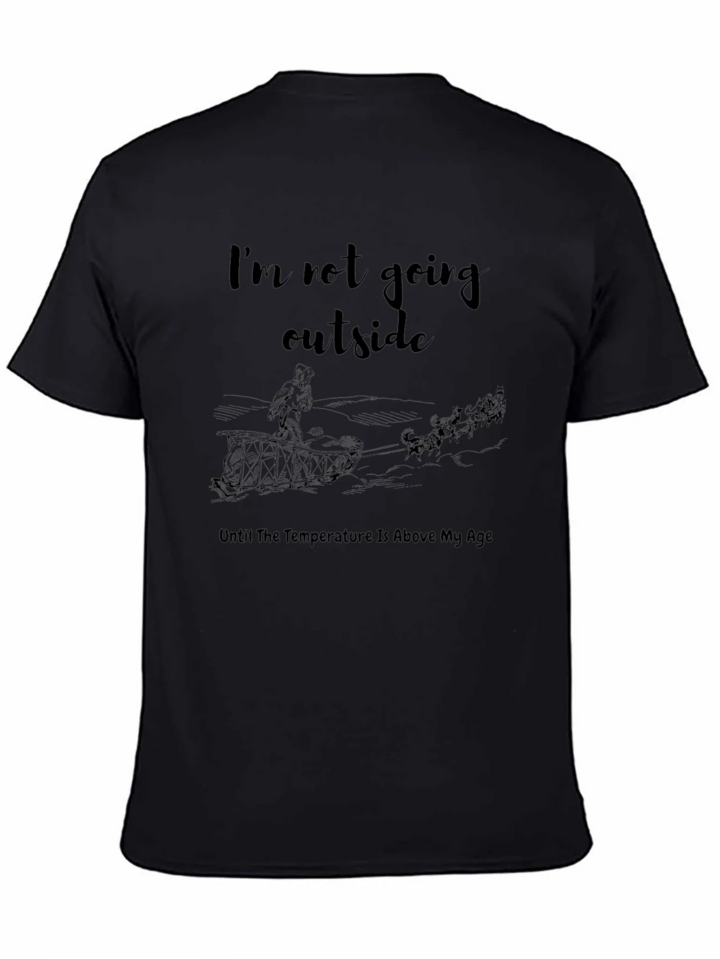 Funny Im Not Going Outside Winter T-Shirt