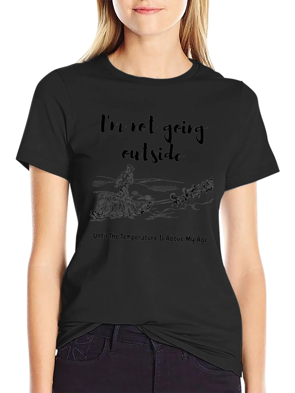 Funny Im Not Going Outside Winter T-Shirt