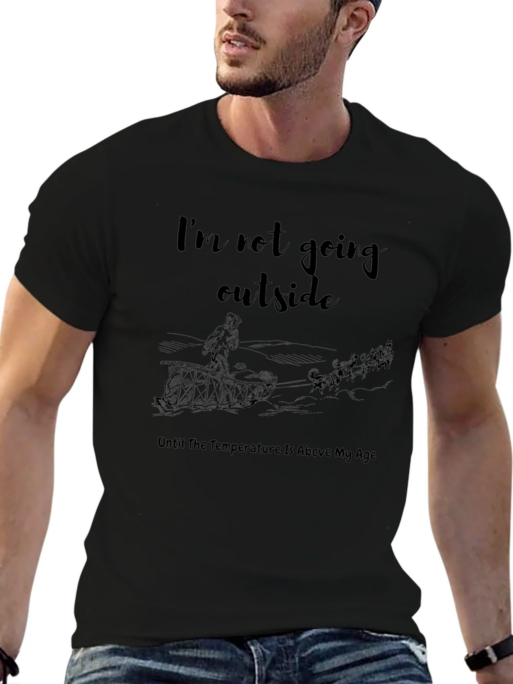 Funny Im Not Going Outside Winter T-Shirt
