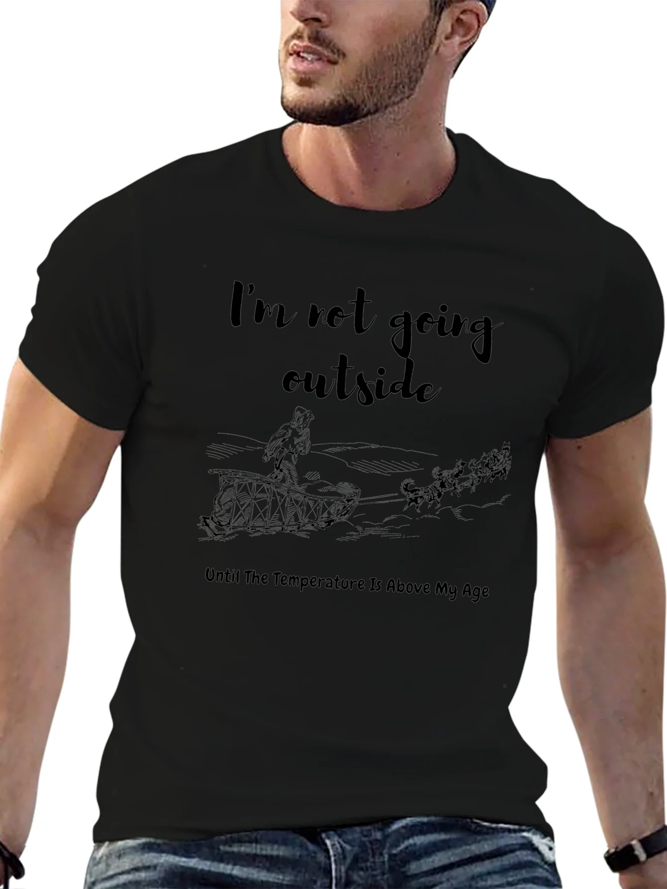 Funny Im Not Going Outside Winter T-Shirt