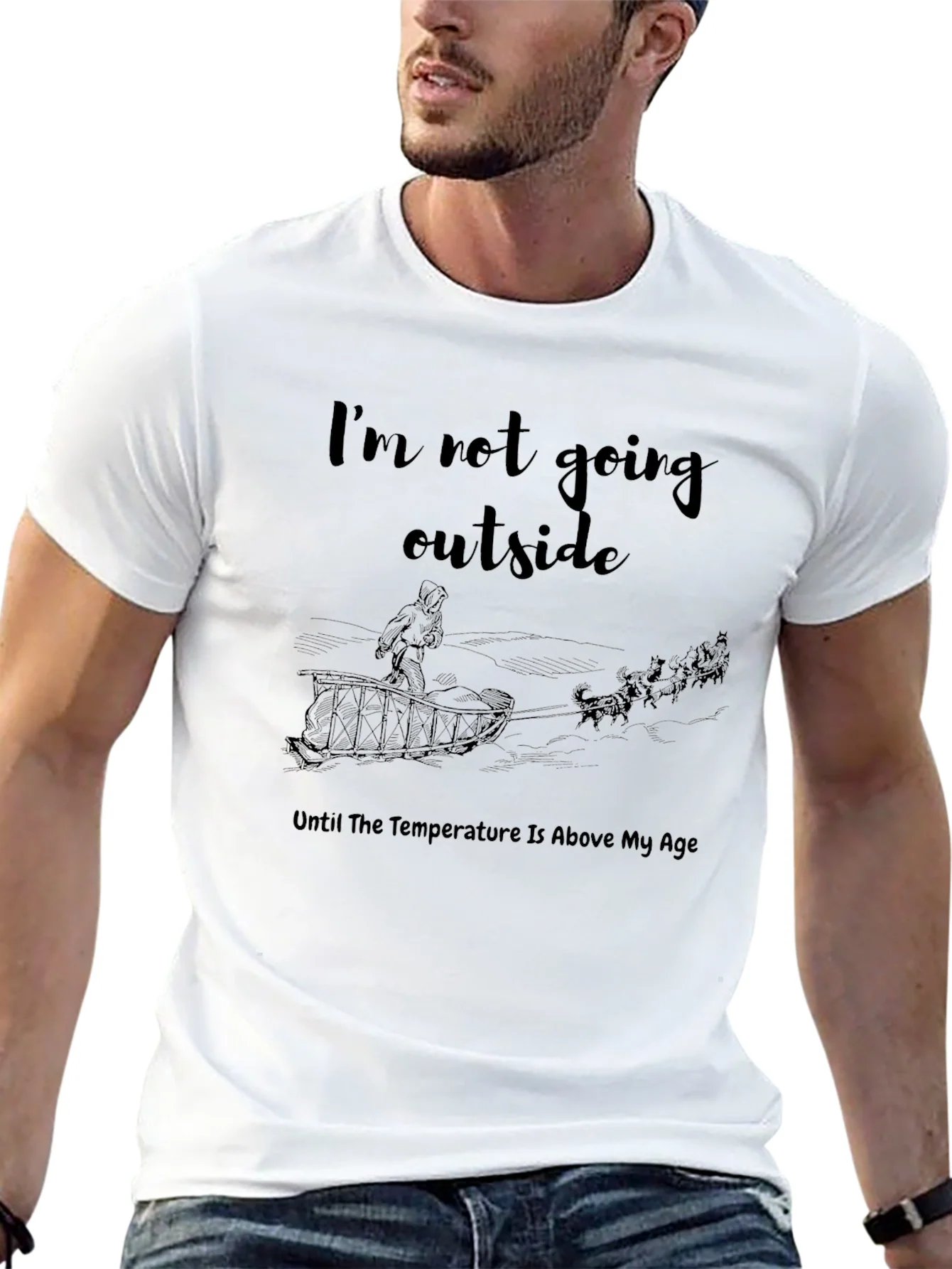 Funny Im Not Going Outside Winter T-Shirt