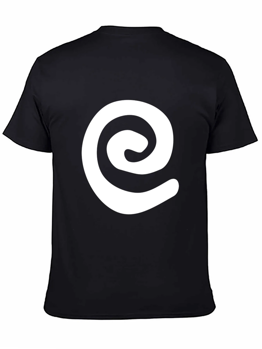 Swirl Graphic Black Tee