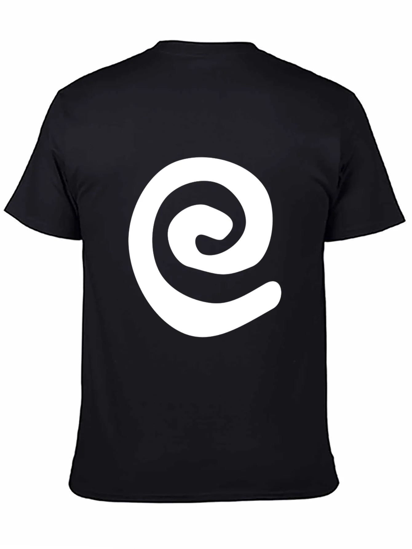 Swirl Graphic Black Tee