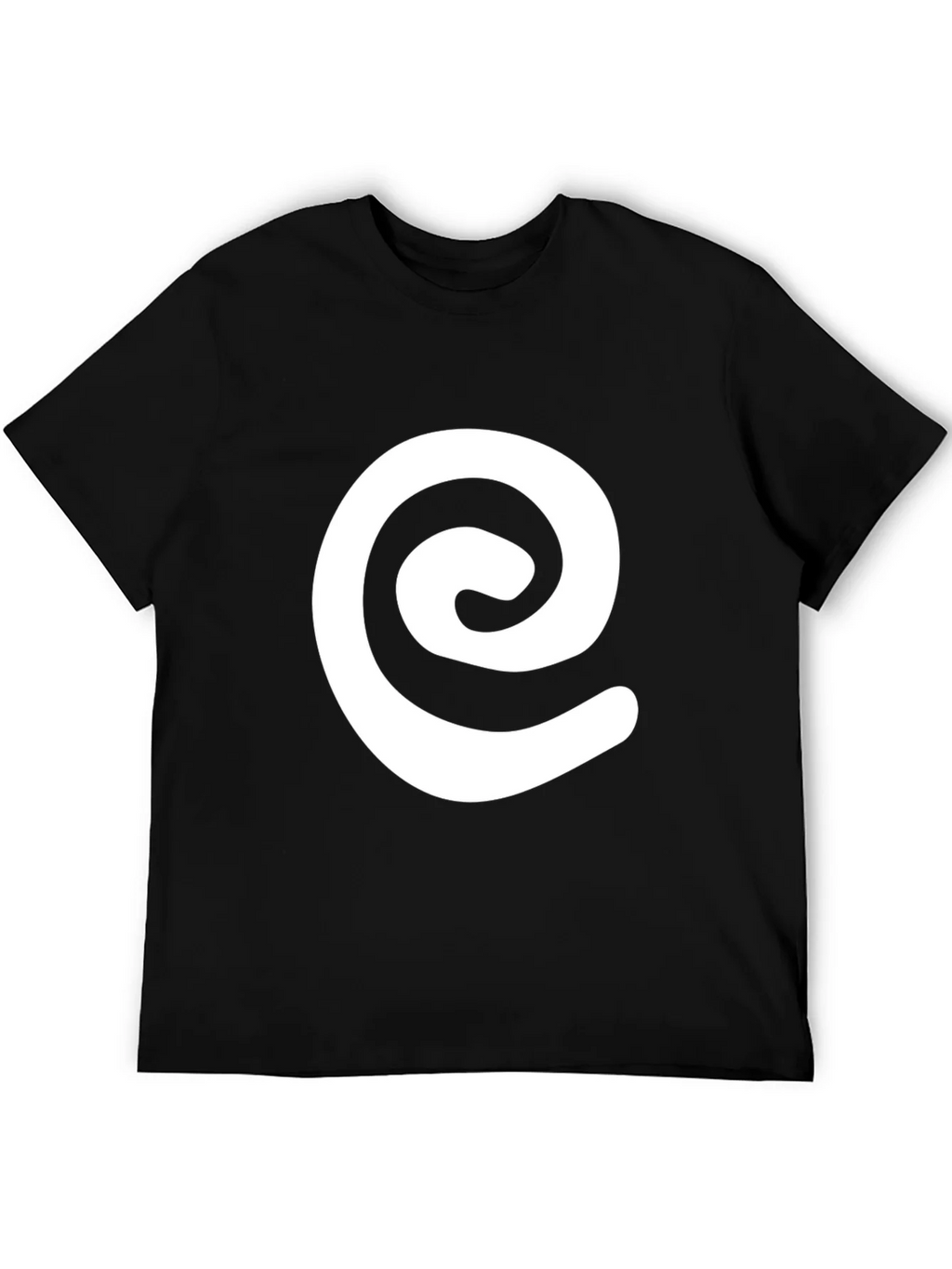 Swirl Graphic Black Tee
