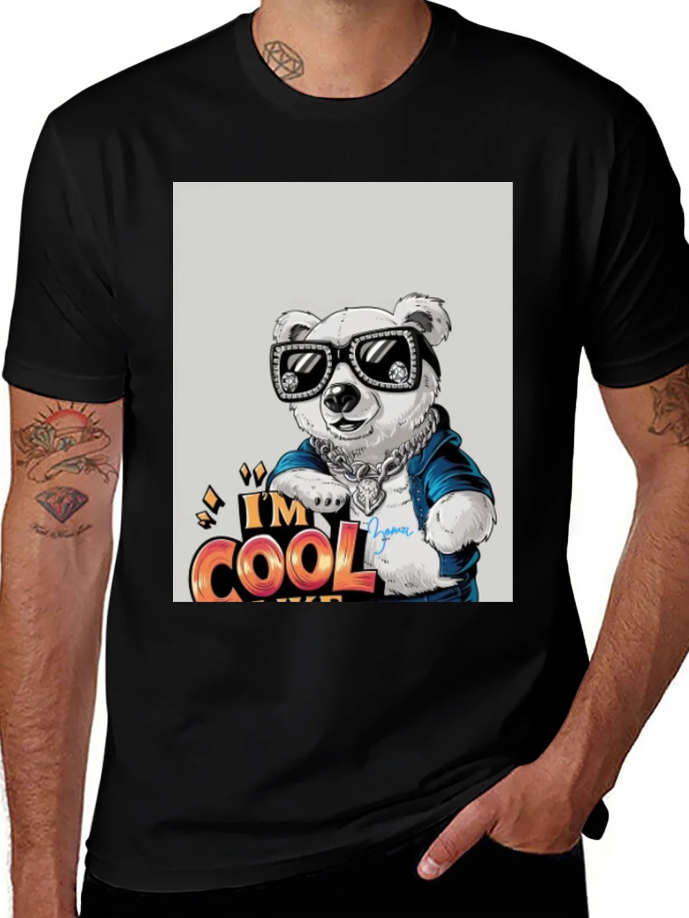 Cool Bear Graphic Tee - Trendy Streetwear