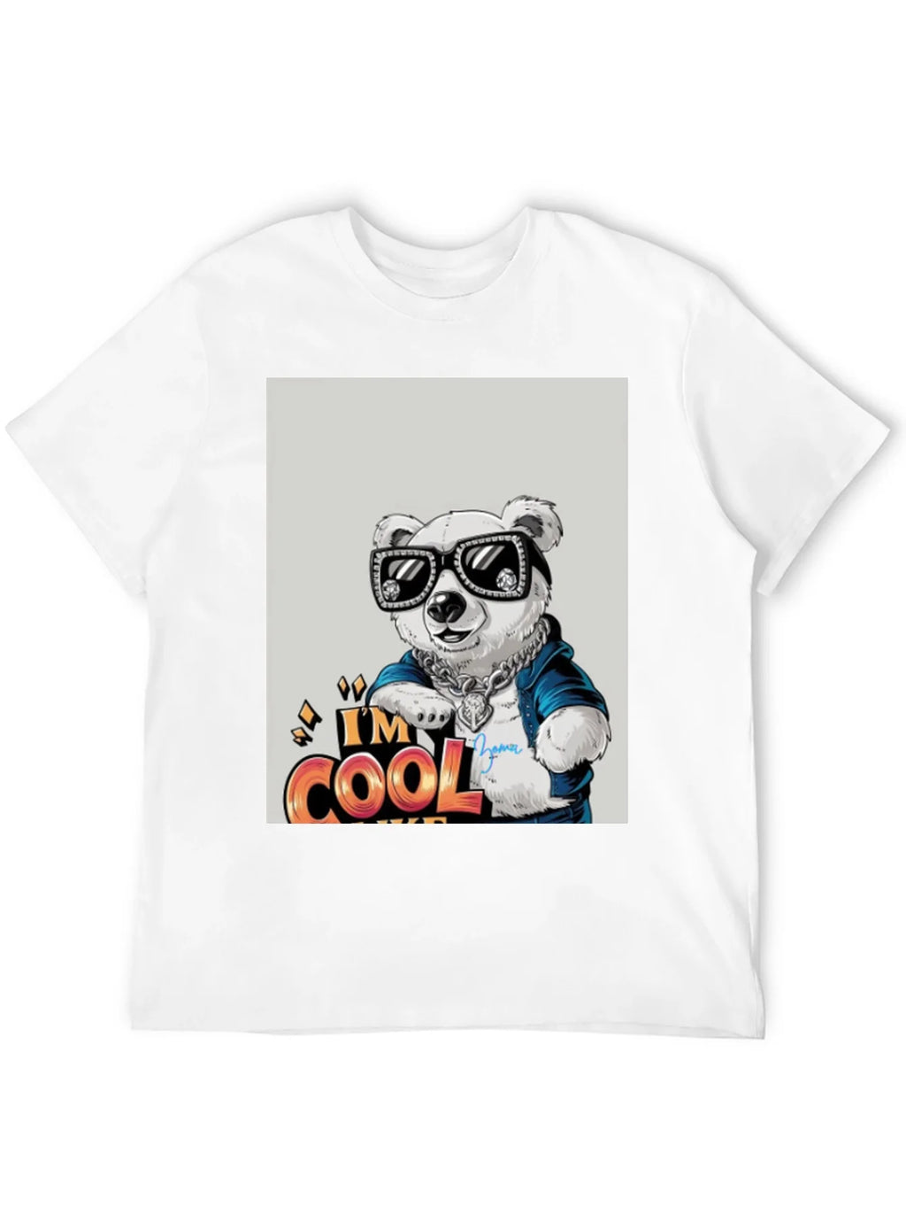 Cool Bear Graphic Tee - Trendy Streetwear