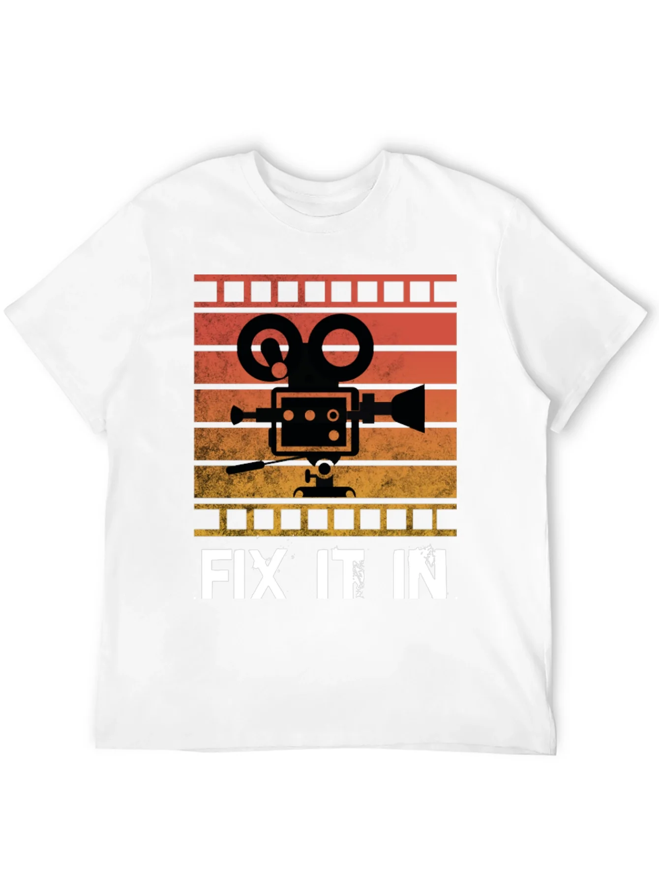 Vintage Film Camera T-Shirt - Fix It In Post