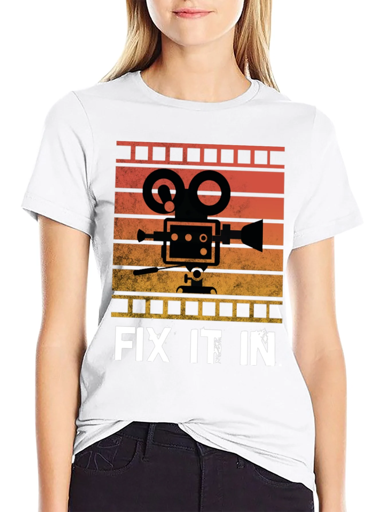 Vintage Film Camera T-Shirt - Fix It In Post