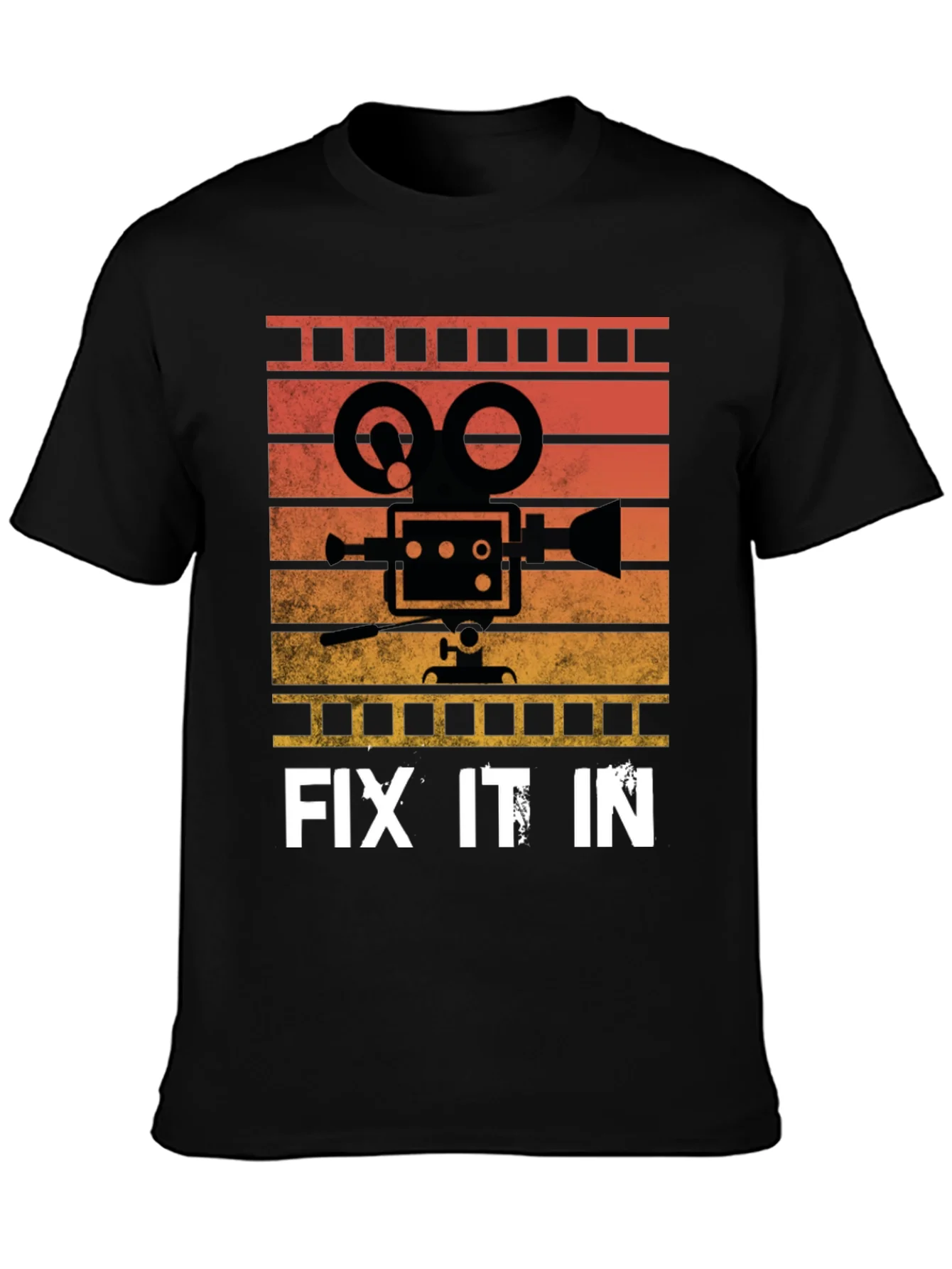 Vintage Film Camera T-Shirt - Fix It In Post