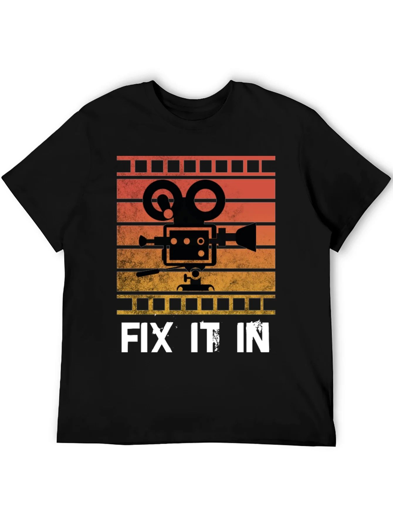 Vintage Film Camera T-Shirt - Fix It In Post