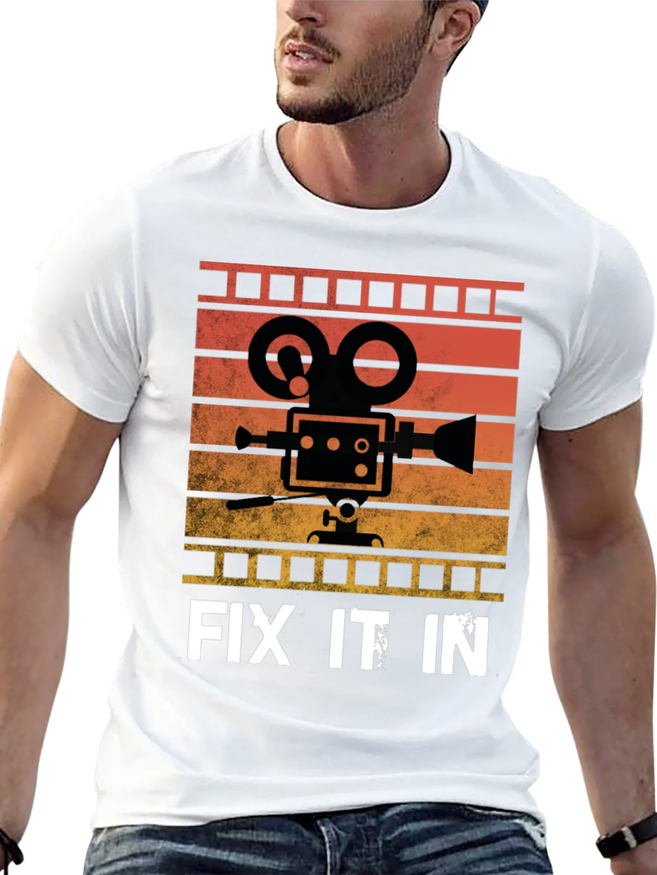 Vintage Film Camera T-Shirt - Fix It In Post