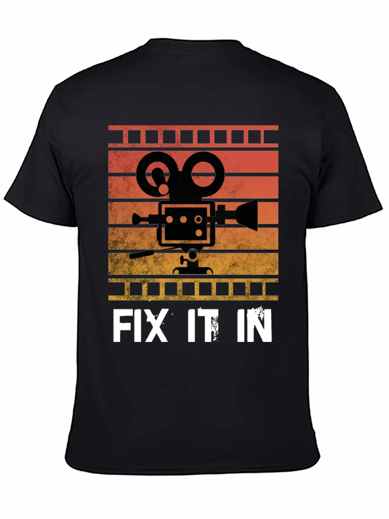 Vintage Film Camera T-Shirt - Fix It In Post
