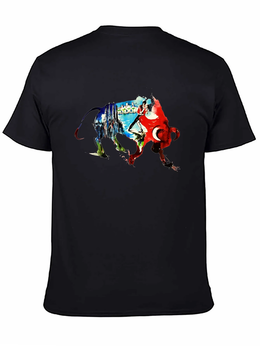 Bull Silhouette Istanbul T-Shirt