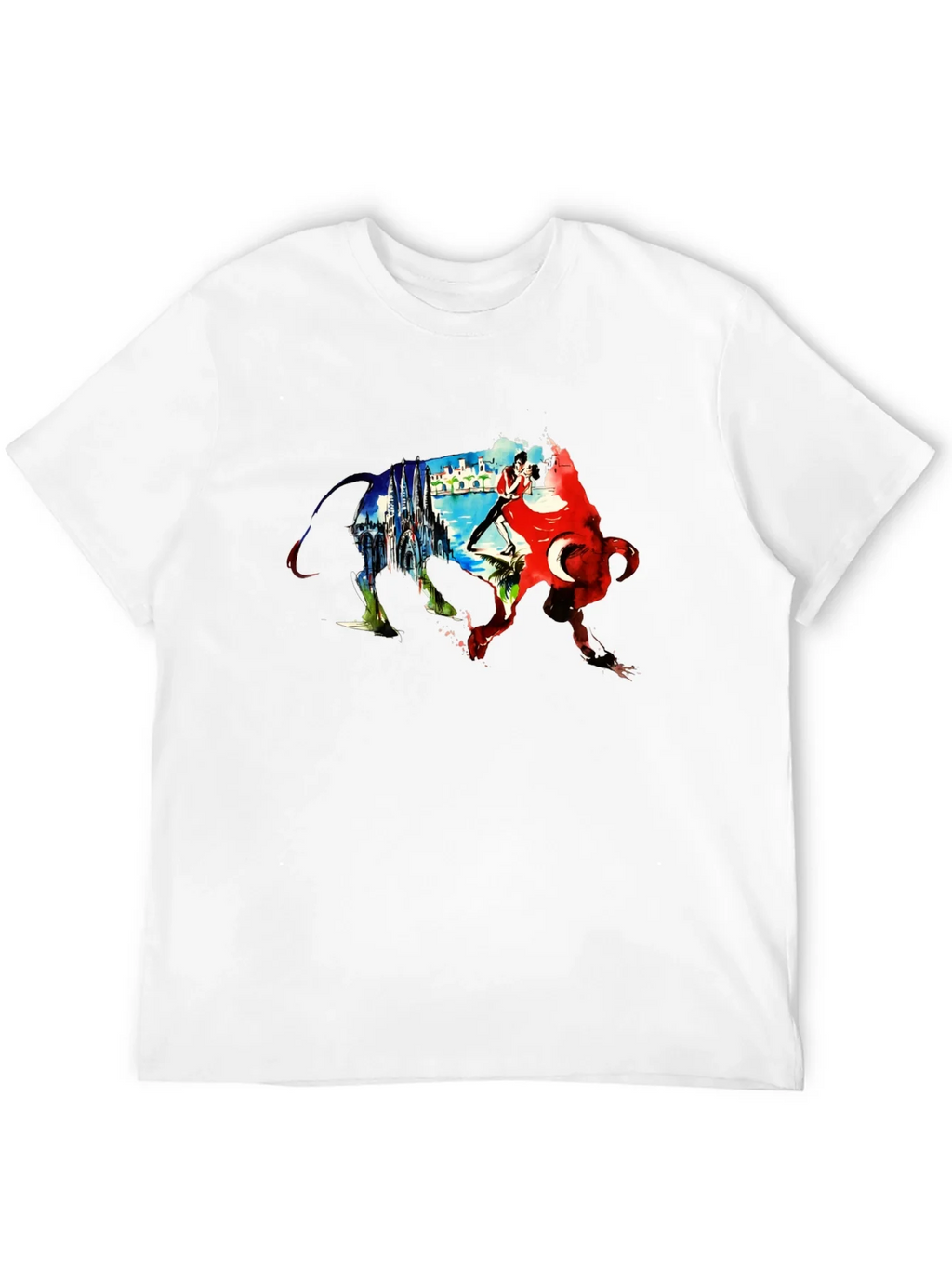 Bull Silhouette Istanbul T-Shirt
