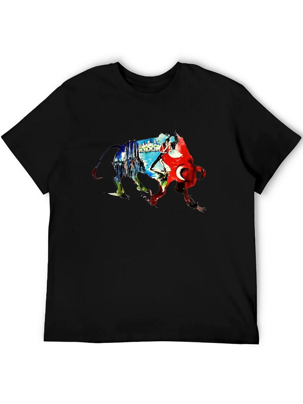 Bull Silhouette Istanbul T-Shirt