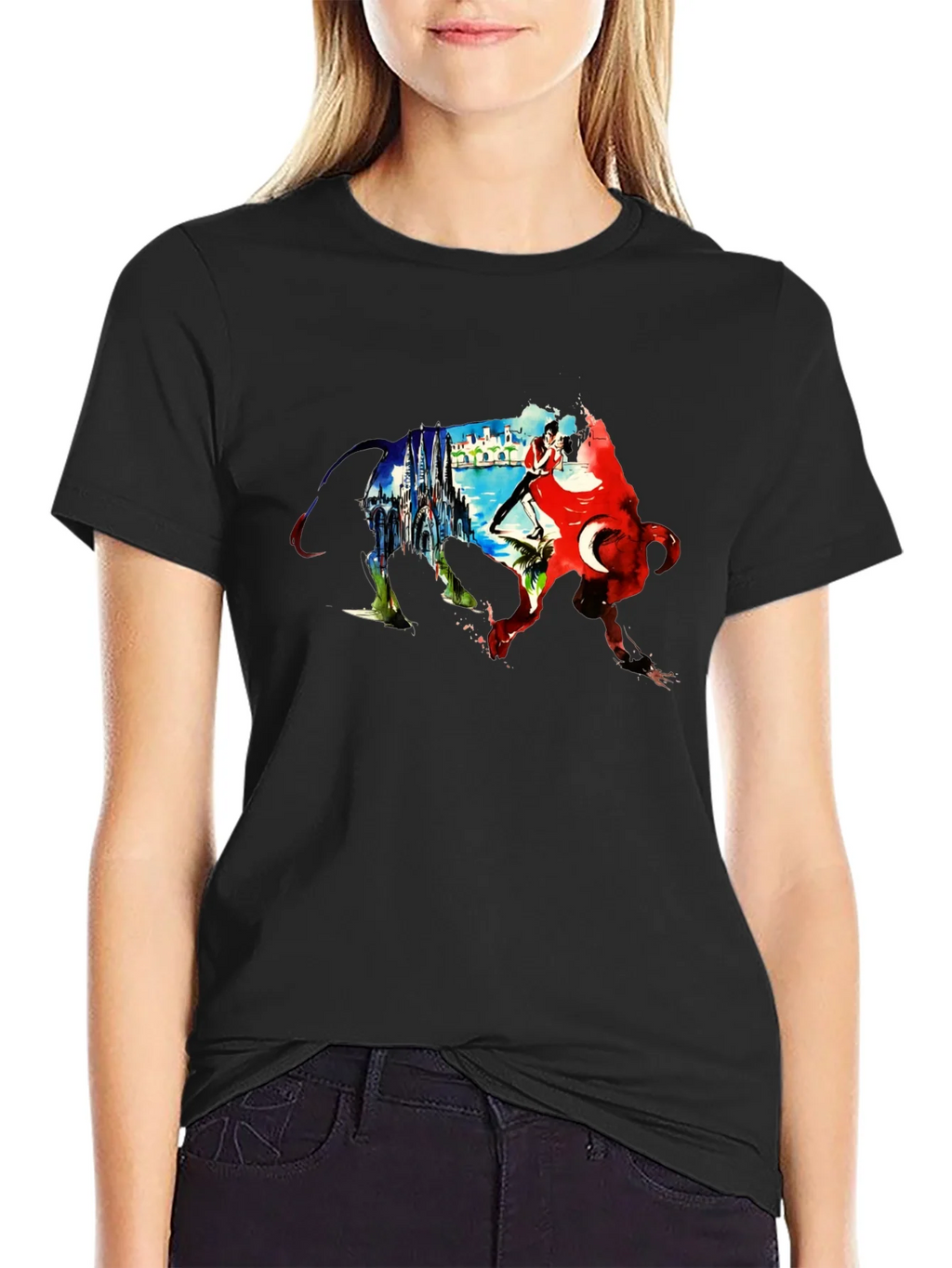 Bull Silhouette Istanbul T-Shirt